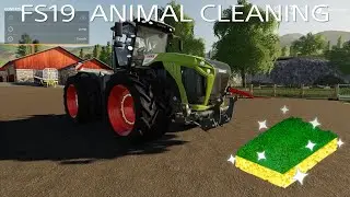 Fs19 РУКОВОДСТВО ПО... ОЧИСТКЕ ЖИВОТНЫХ! Farming Simulator 19