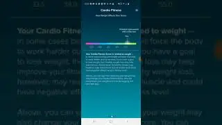 Оценка физической подготовки по шкале Fibit Cardio