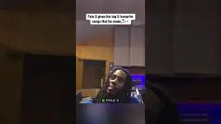Polo G gives his top 5 favourite songs that he made🎵👀. #polog