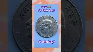 India 🇮🇳 50 Paise Coin | Jawaharlal Nehru (1964) | Indian Currency || UnitedJoy