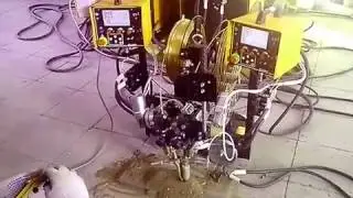 Испытания сварочного автомата АДФ-2500 Тандем