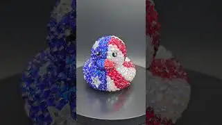 Custom Rhinestone Duck   #jeeps #rhinestones #ducks #bling