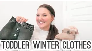 WINTER TODDLER CLOTHING HAUL | 12-24 Month Baby Girl | Old Navy, Amazon, Target | Allie Jane