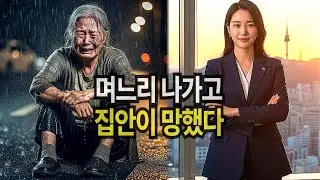 식모 취급하던 며느리가 사라진 날, 시어머니가 땅을 치고 오열한 진짜 이유 (사연드라마)