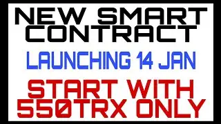 Secure trx new smart contract start with only 550 tron.latest mlm plan
