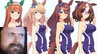 Forsen reacts to Uma Musume Bust Size Comparison