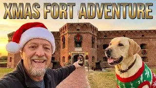 FORT PULASKI ADVENTURE IN TYBEE GEORGIA  ON XMAS DAY #pets #tybeeisland #holiday