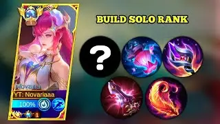 SOLO RANKED BUILD FOR NOVARIA AUTO WIN!! | NOVARIA BEST ONE SHOT BUILD & EMBLEM 2025 -MLBB