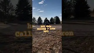 Day 23 of hitting this Callway 7 iron until it breaks‼️#golf #challenge #subscribe