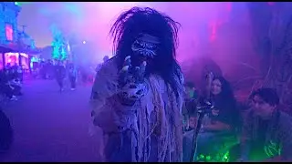 [2024] 4K A SCARY Walk Through Ghost Town - Knotts Scary Farm