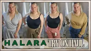 ОГРОМНАЯ КОЛЛЕКЦИЯ HALARA TRY ON HAUL, средний размер, миниатюрный, май 2024 г. *Весенняя базовая вещь* | Клэр Уолч