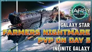 Infinite Galaxy - Galaxy Star - Phase 5 - Farming Farm Fleets During PvP Phase and Raiding Players