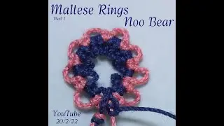 Shuttle Tatting: Maltese rings Part 1
