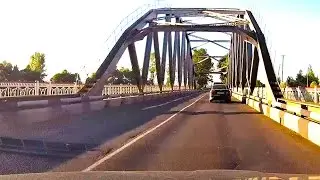 Driving Countryside around Nizhnekamsk city | Car driving dash cam video 2016