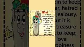 #mind #anger #jealousy #treasure #box #love #happiness #sweet #memories #english #education #shorts