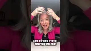 Best hair hack ever!!! #hairhacks #clarifying #hairtips #silversister