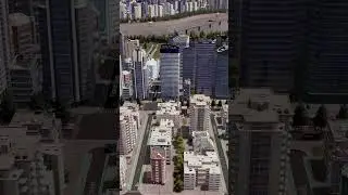 High Density Suburb In Cities Skylines 🏢 #Shorts