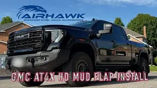 How to Install AirHawk Mud Flaps on GMC AT4X HD with AEV Package