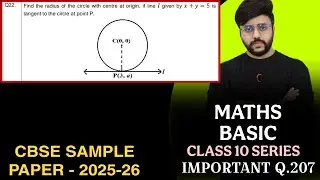 Find the radius of the circle with centre at origin, if line I given by x + y = 5 is tangent to the