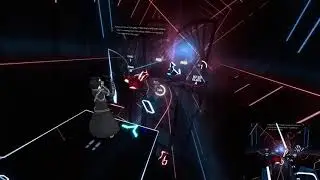 Beat Saber || Sword Art Online - Selfrontier (TV) Size (Expert+) First Attempt || Virtual Reality