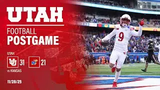 Utah: 31 vs. Kansas: 21 | POST GAME PRESS CONFERENCE