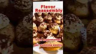 Supermarket Hack: Tiramisu Madeleines You Won't Believe! #fusiondessert #shortsvideo