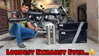 Loudest Exhaust For Continental gt 650 🤯 | IXIL EXHAUST | Techno khan