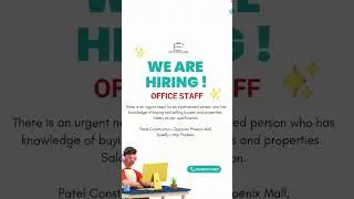 Job vacancy in Bareilly Uttarpradesh | Office Staff Required in UP | Job Vacancies In Uttar Pradesh