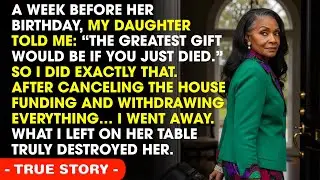 My daughter said “The best gift would be if you just died“, so I canceled the funding.