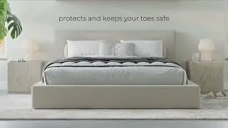 The Only All-Cushioned Bed Frame by SoftFrame Designs