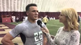 Football: David Dudeck on Pro Day