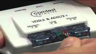 Comtest CPE-01V  DSL Splitter on a POTS line