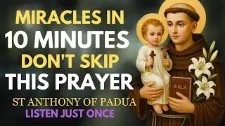 🙏PRAY THIS NOVENA PRAYER TODAY 1ST FEBRUARY,SAINT ANTHONY OF PADUA WILL INTERVENE : LISTEN JUST ONCE