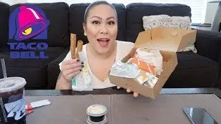 TACO BELL DOUBLE CHALUPA BOX & ROLLED CHICKEN TACOS | EAT WITH ME
