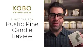 KOBO Rustic Pine Plant The Box Candle Review | Handpoured, Sustainable Artisan Candles
