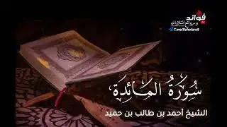 سورة المائدة كاملة || الشيخ أحمد بن طالب بن حميد