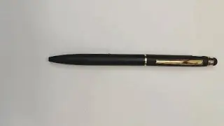 Stylus Matte Black Ball Pen with Gold Clip Twist Mechanism | Smooth Blue Ink  Executive Writing Pen