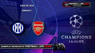 PES21 - UEFA Champions League 25/26 | Fase de Liga | 🔵⚫ Inter de Milán 🆚 🔴 Arsenal | FUMA