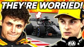 Норрис реагирует на то, что шокирующий круг Ferrari в Барселоне был раскрыт!