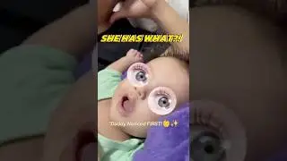 DAD SPOTTED IT! My Baby&rsquo;s Secret Eyelash Glow-Up! 😱👁️# short