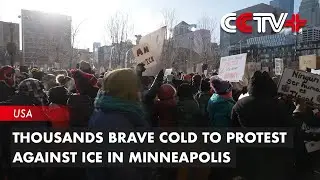 Thousands Brave Cold to Protest Against ICE in Minneapolis