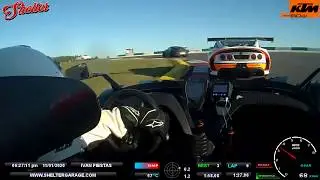 Portimao KTM Xbow battle vs Ginetta G55 Algarve Ivan Fiestas vs Alex Arbesu