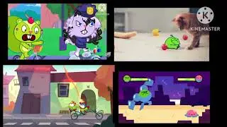 nssj hwv thanks om Nom VS happy tree friends HG jscj and the kids