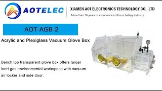Acrylic Glove Box With Pressure Gauge For Battery Research#batterymanufacturing
