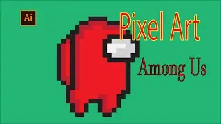 Adobe Ilustrator Pixel Art Among Us - karyayudi.my.id