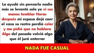 Ayudé a un anciano en el autobús. Mi esposo se arrodilló al enterarse de que era profesor de derecho