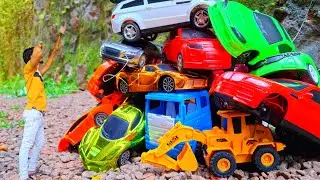 awesome toy asmr 3:10 minutes satisfying with unboxing broken car toys collections from scrap