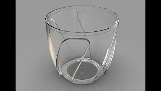 Mini Blender Container in Solidworks (part 6/15)