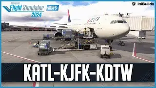 iniBuilds A330 for MSFS2024 | Real World Delta OPS | iniBuilds JFK & Detroit | VATSIM