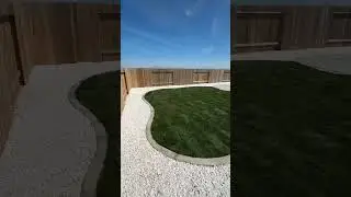 Clean curb installation 😮&zwj;💨 #curbing #landscape #sod #backyardmakeover
